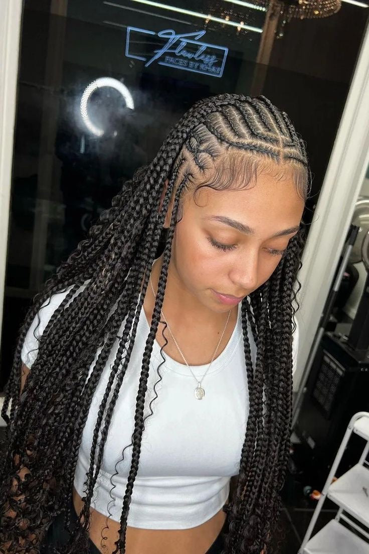 Fulani braid boho