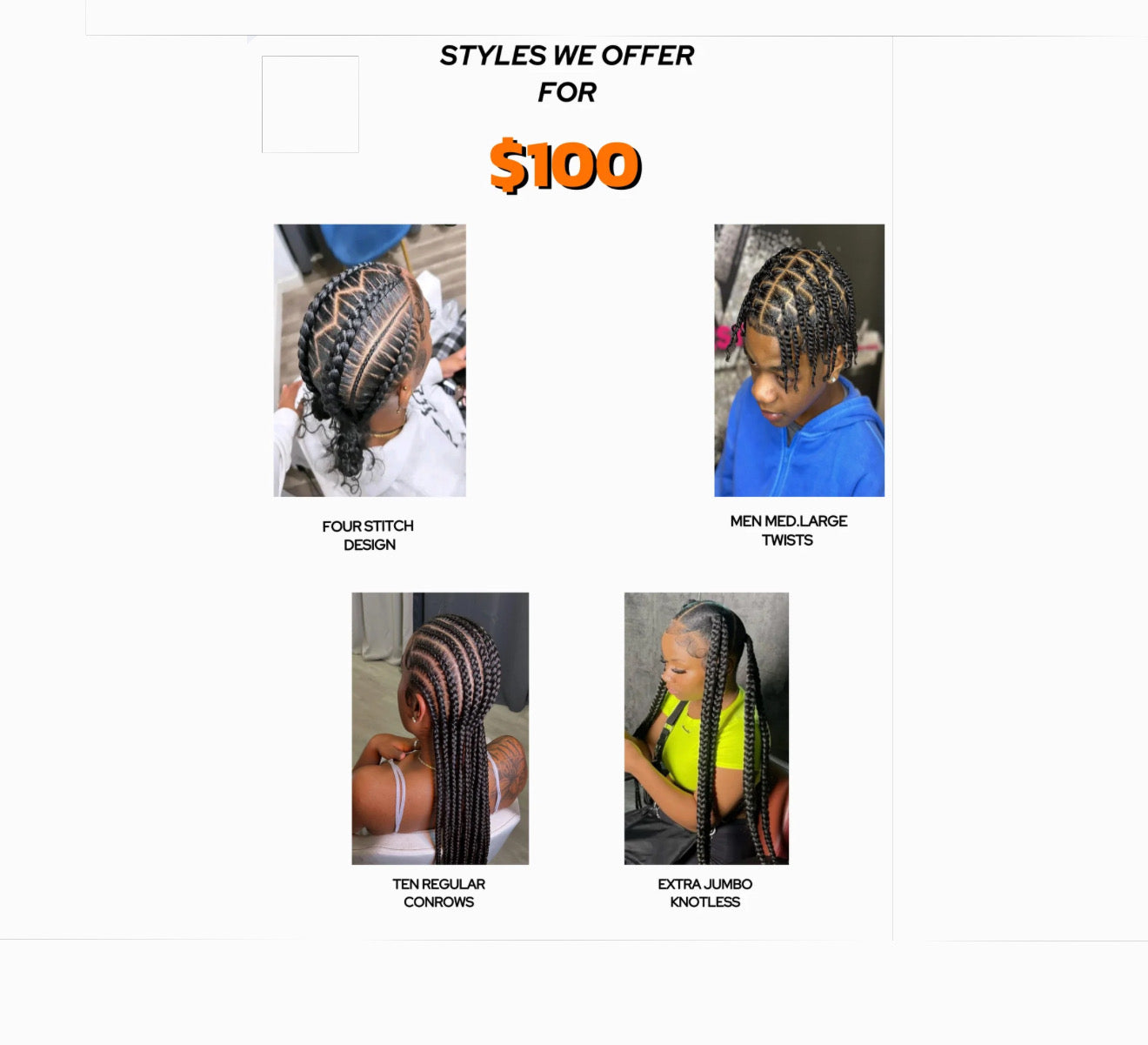 CHECK OUT OUR BEAUTIFU STYLE. NOTE FOR JUST LIKE THE PICTURE FOR THAT PRICE.