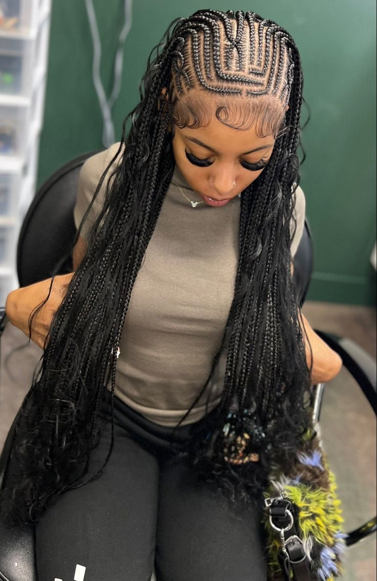 Fulani cornrow boho