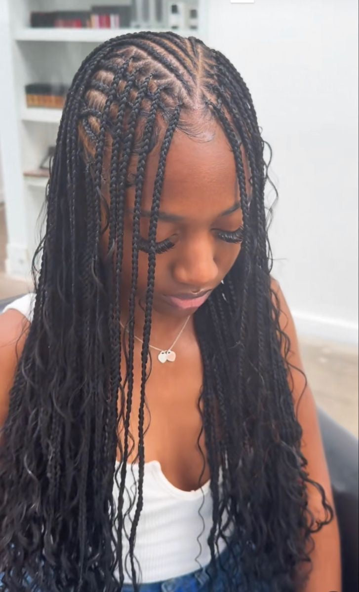 Fulani braid boho (style 3)
