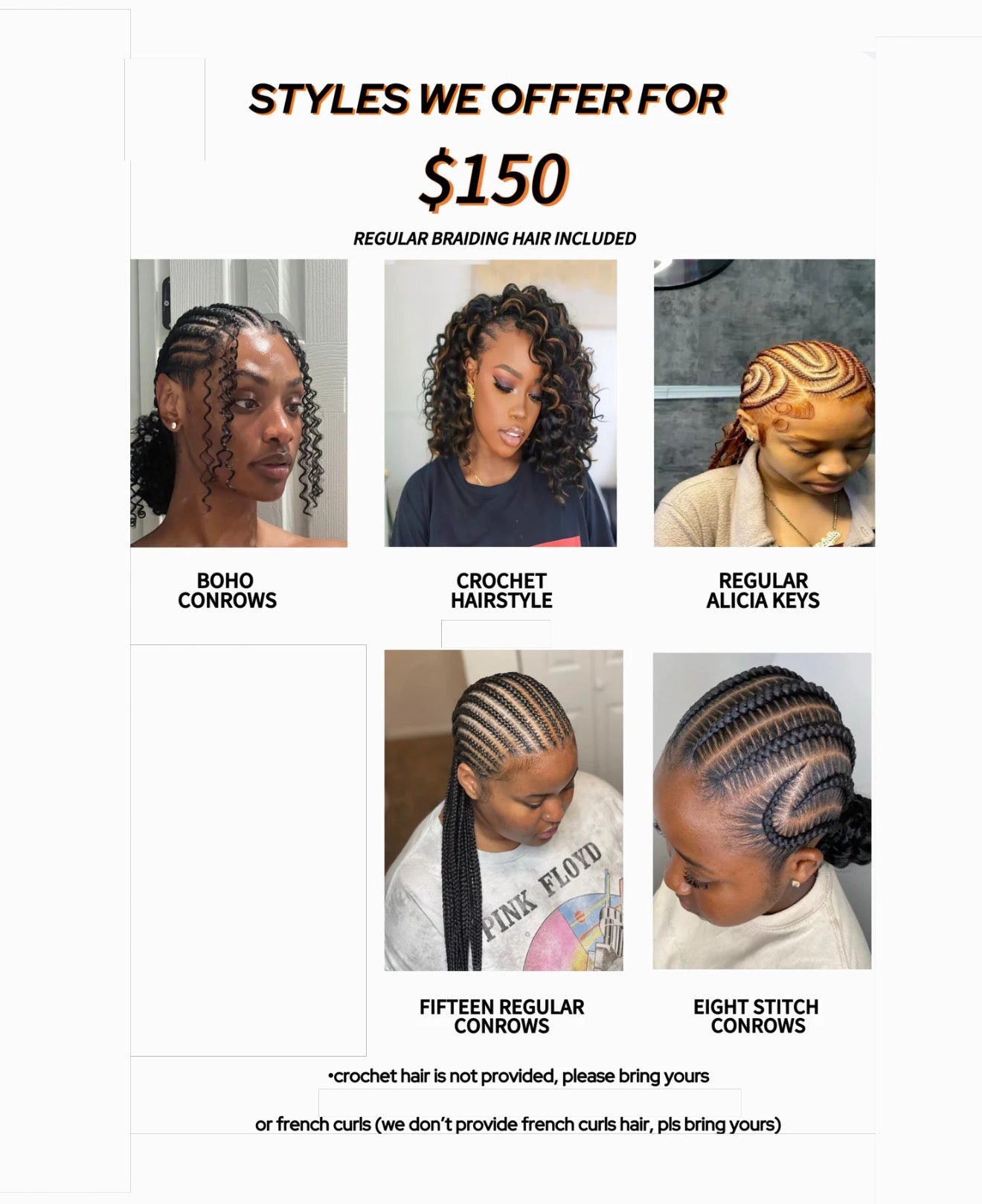 different beautiful design hair styles