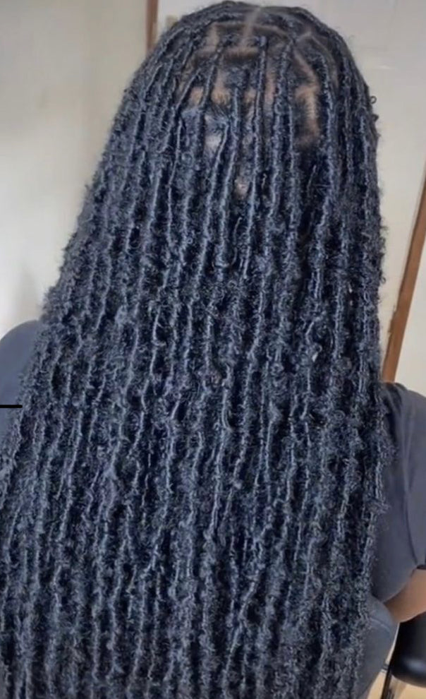 Butterfly locs (we do not provide hair for this style)